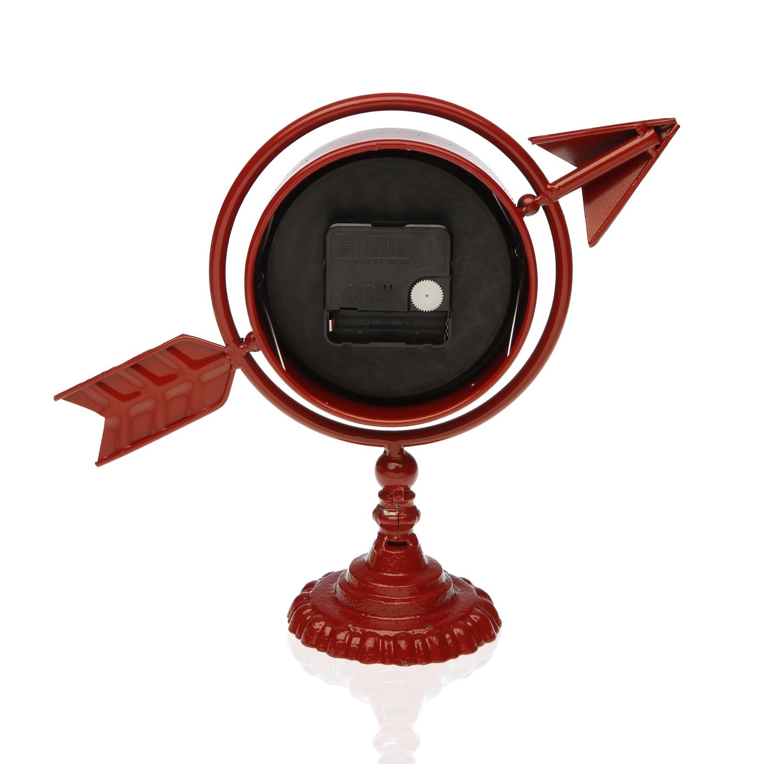 Table clock Versa Maroon Complete arrow