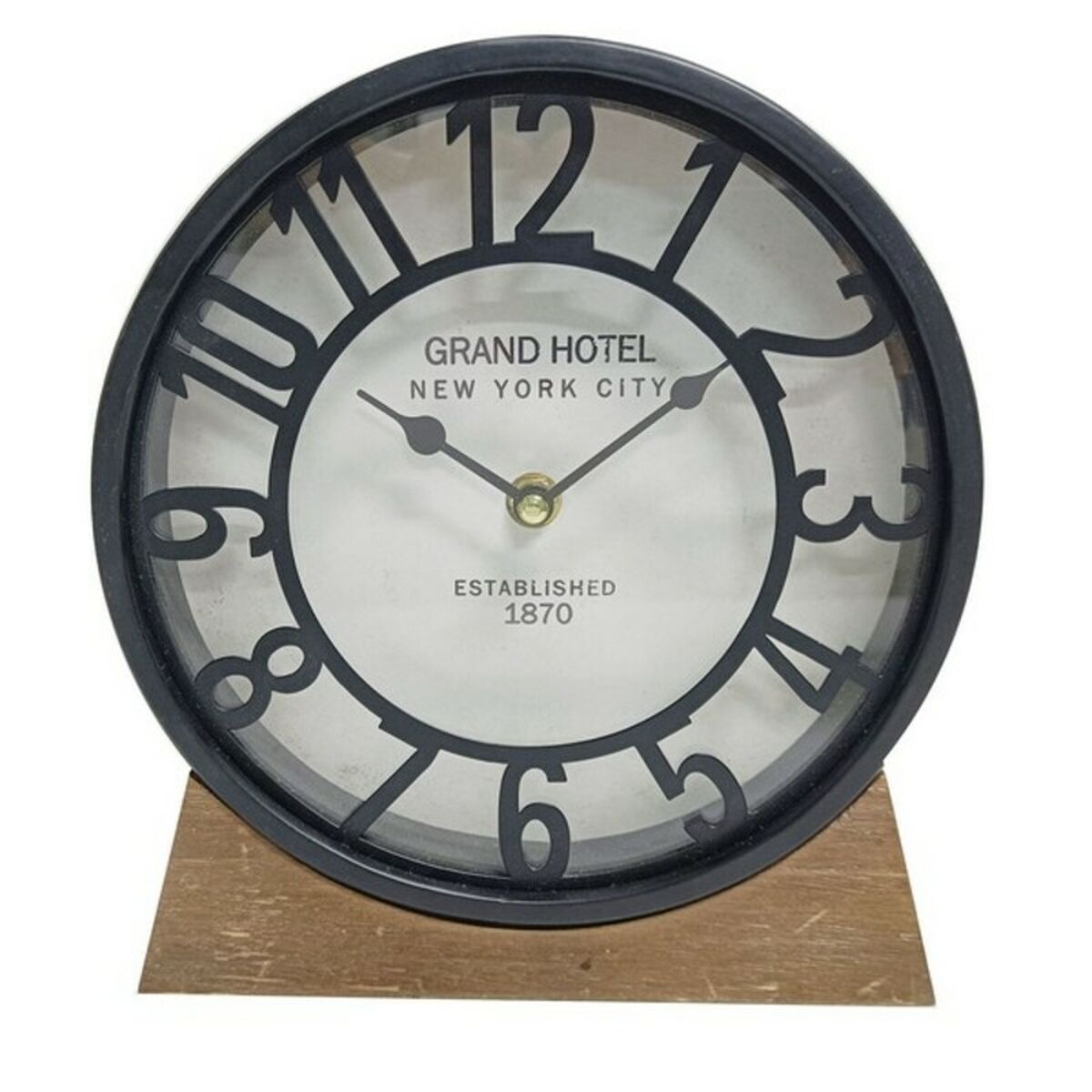 Table clock Versa Black