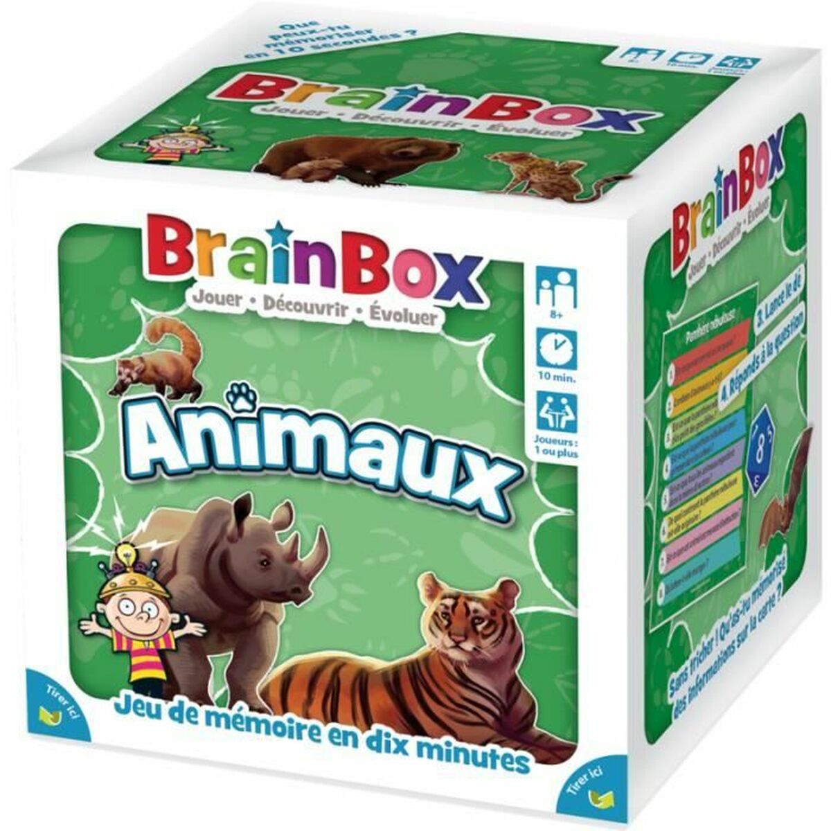Gioco Educativo Asmodee BrainBox - Animales