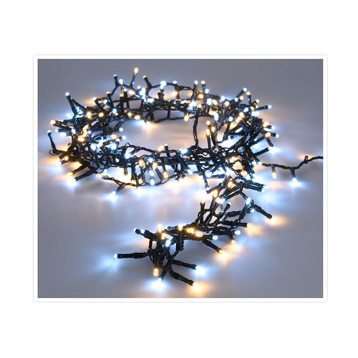 LED guirlande 17 m Gul