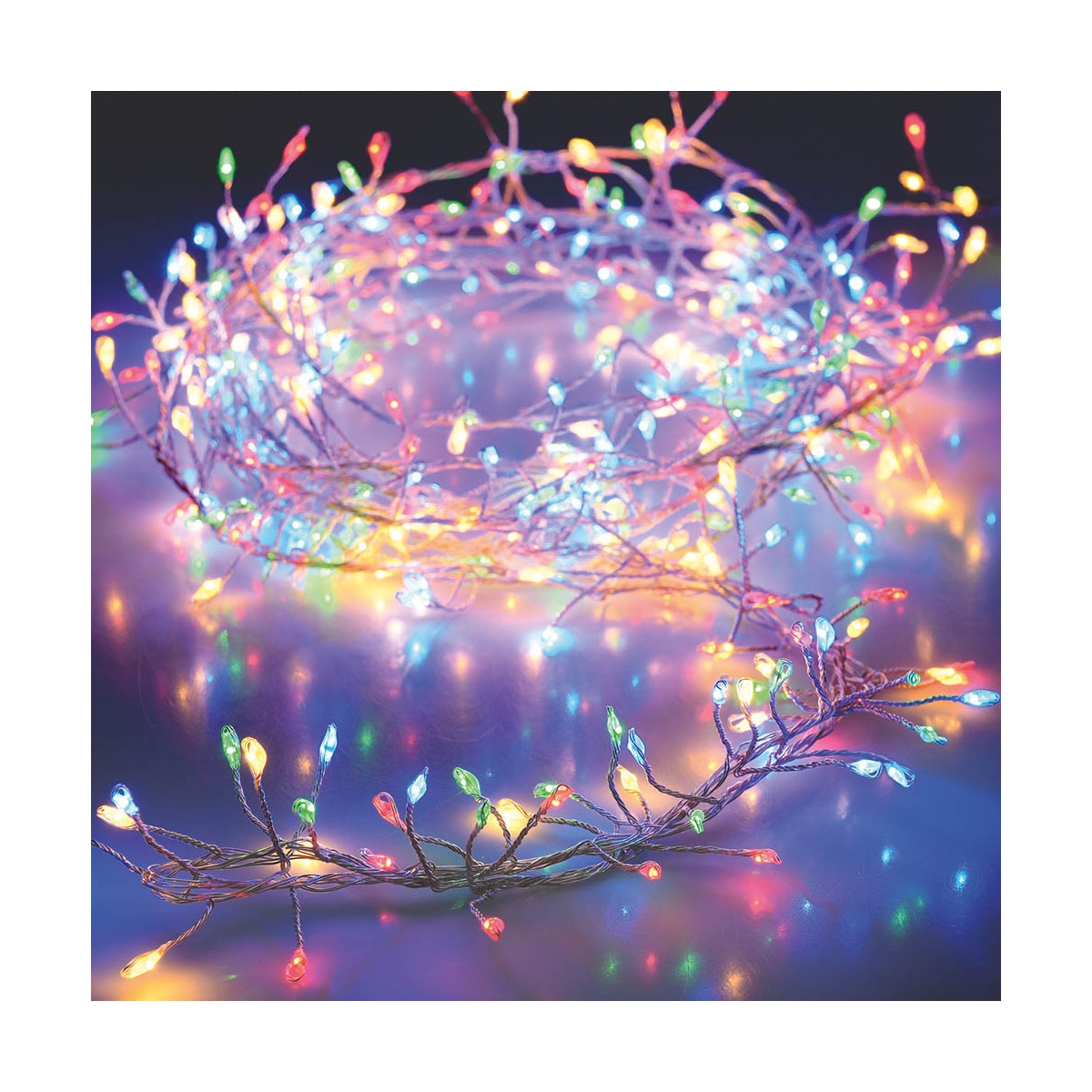 LED-krans Multicolour 1,5 m