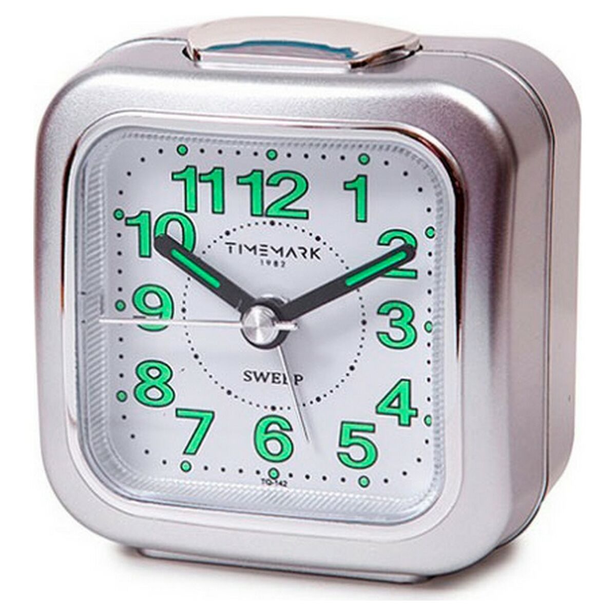 Analoger Wecker Timemark Silberfarben