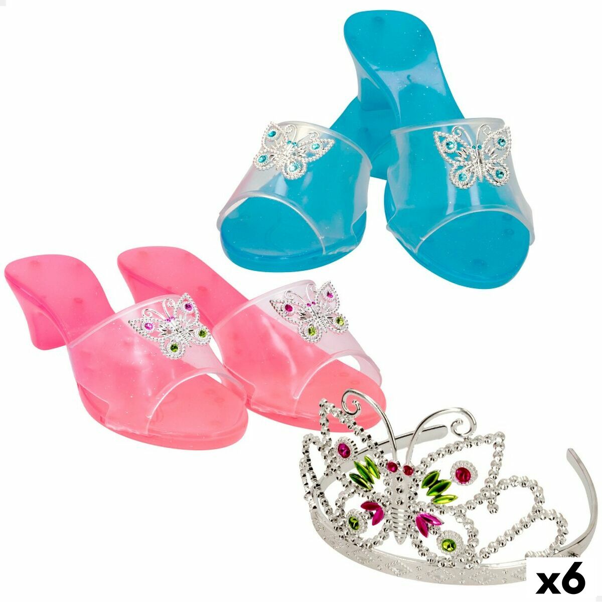 Prinsessaccessoarer Colorbaby 3 Delar