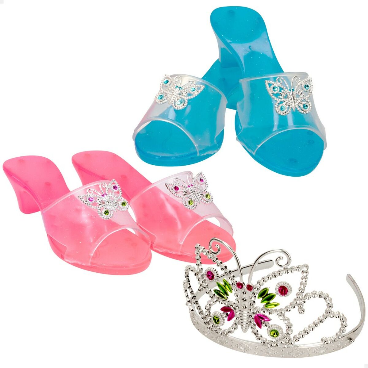 Prinsessaccessoarer Colorbaby 3 Delar