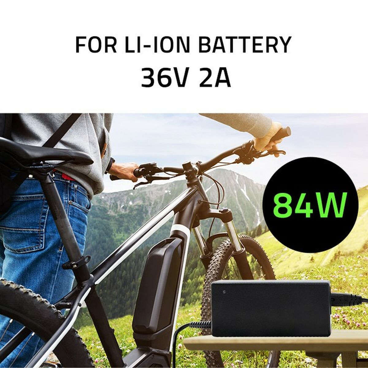 Batteriladdare Qoltec 50760