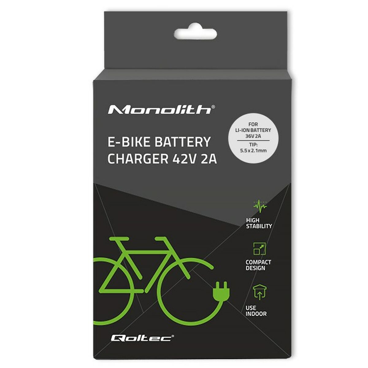 Batteriladdare Qoltec 50760