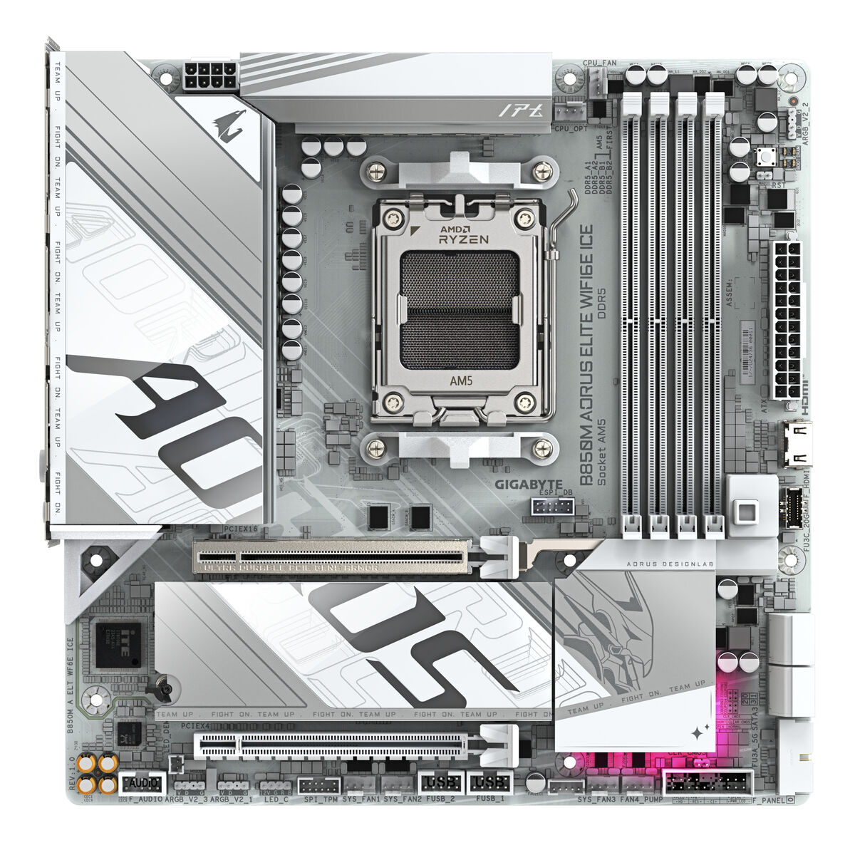 Moederbord Gigabyte B850M AORUS ELITE WIFI6E ICE AMD AMD AM5