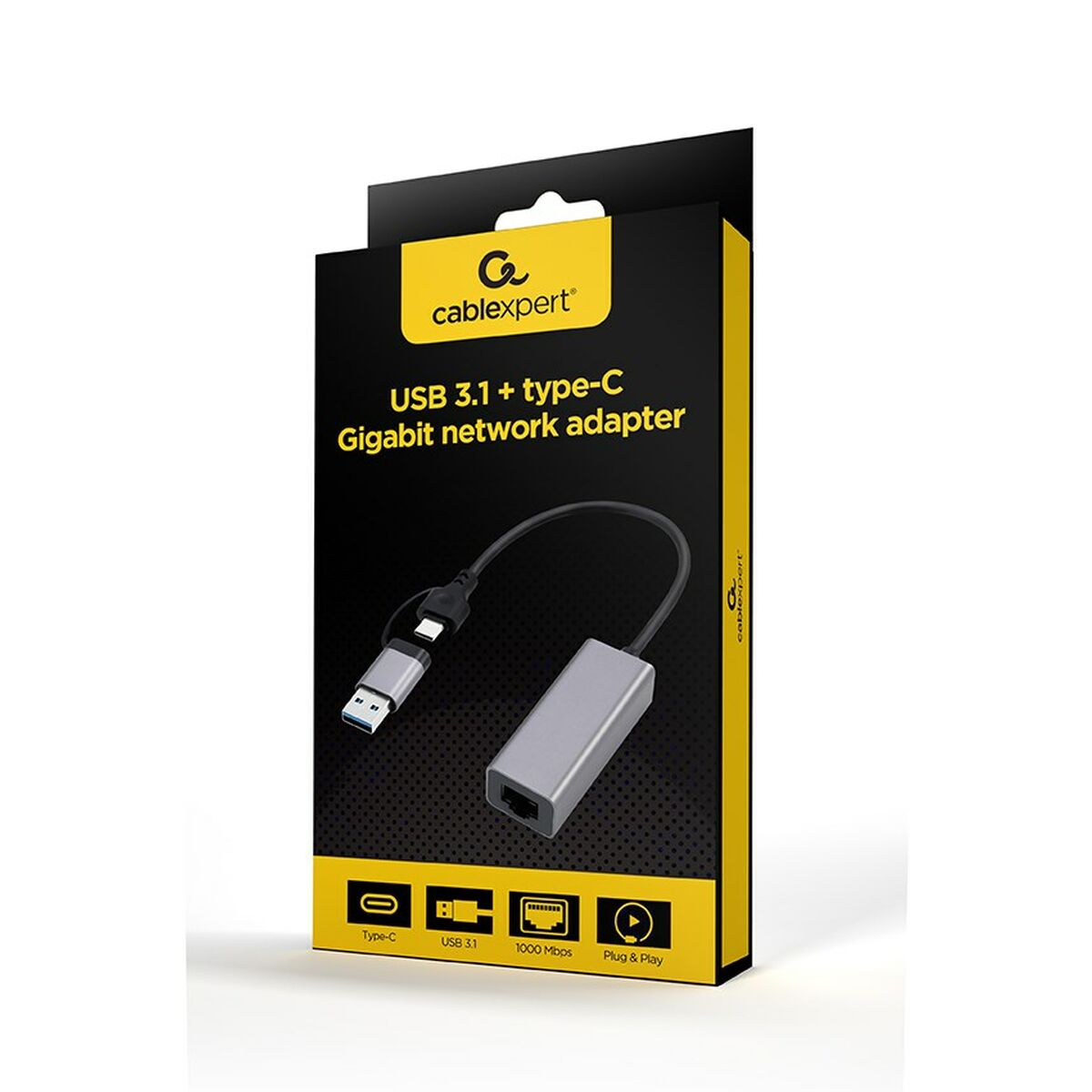 Netzadapter GEMBIRD A-USB3AC-LAN-01