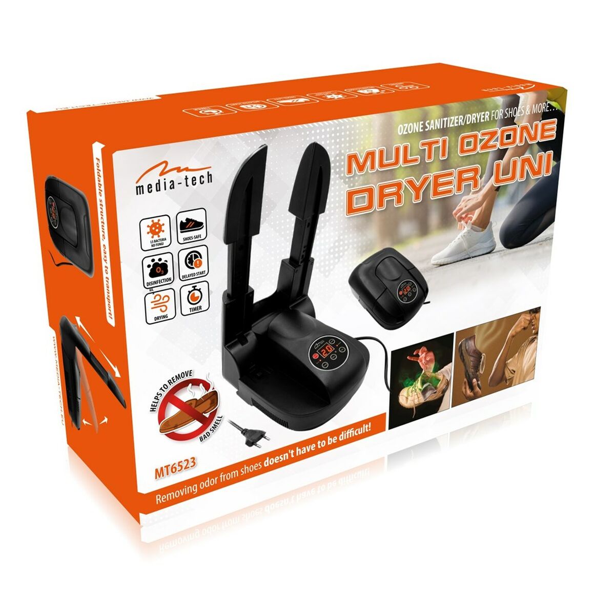 Asciugascarpe Media Tech Multi Ozone Uni MT6523