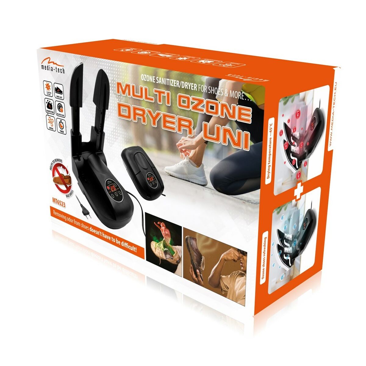 Asciugascarpe Media Tech Multi Ozone Uni MT6523