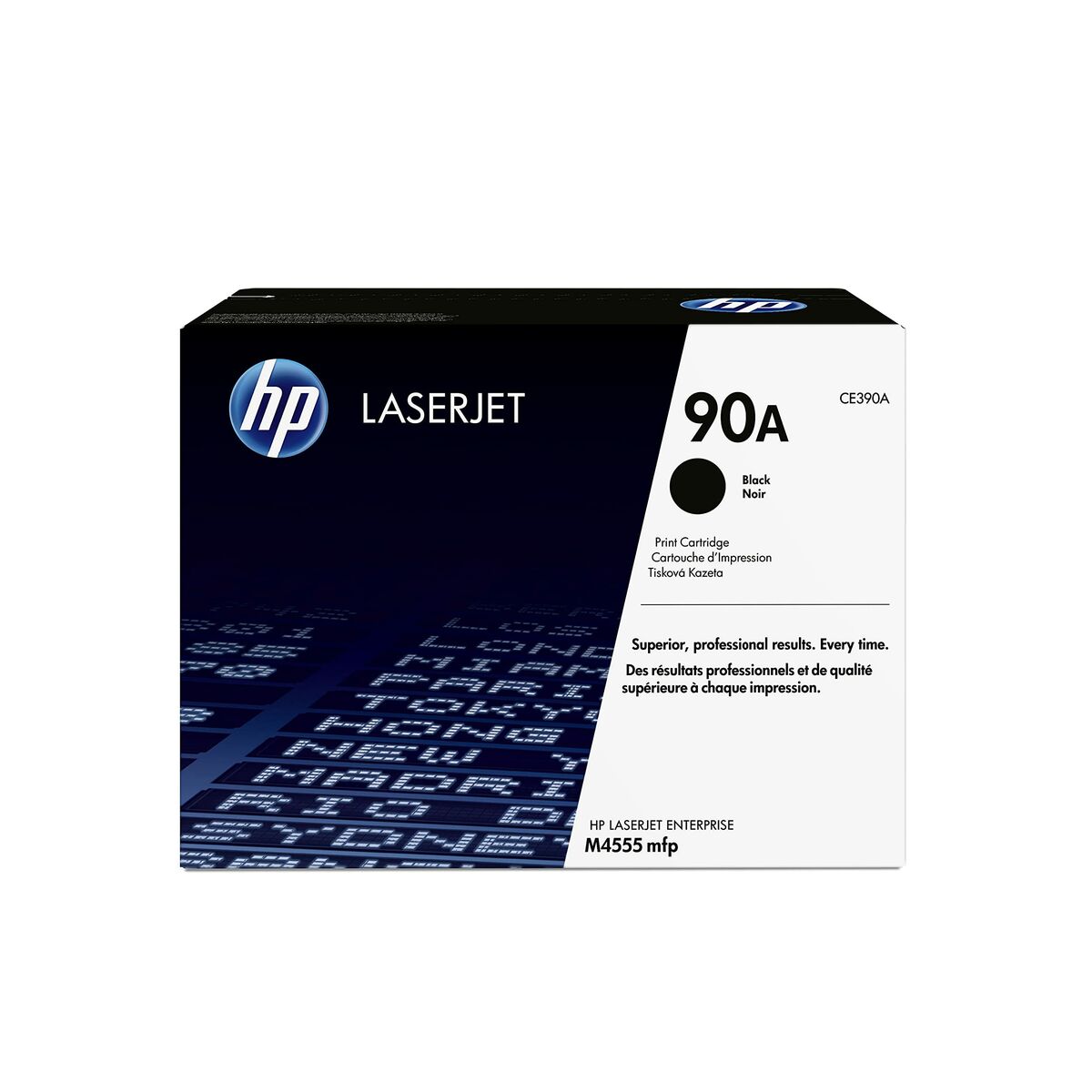 Original toner HP CE390A Sort