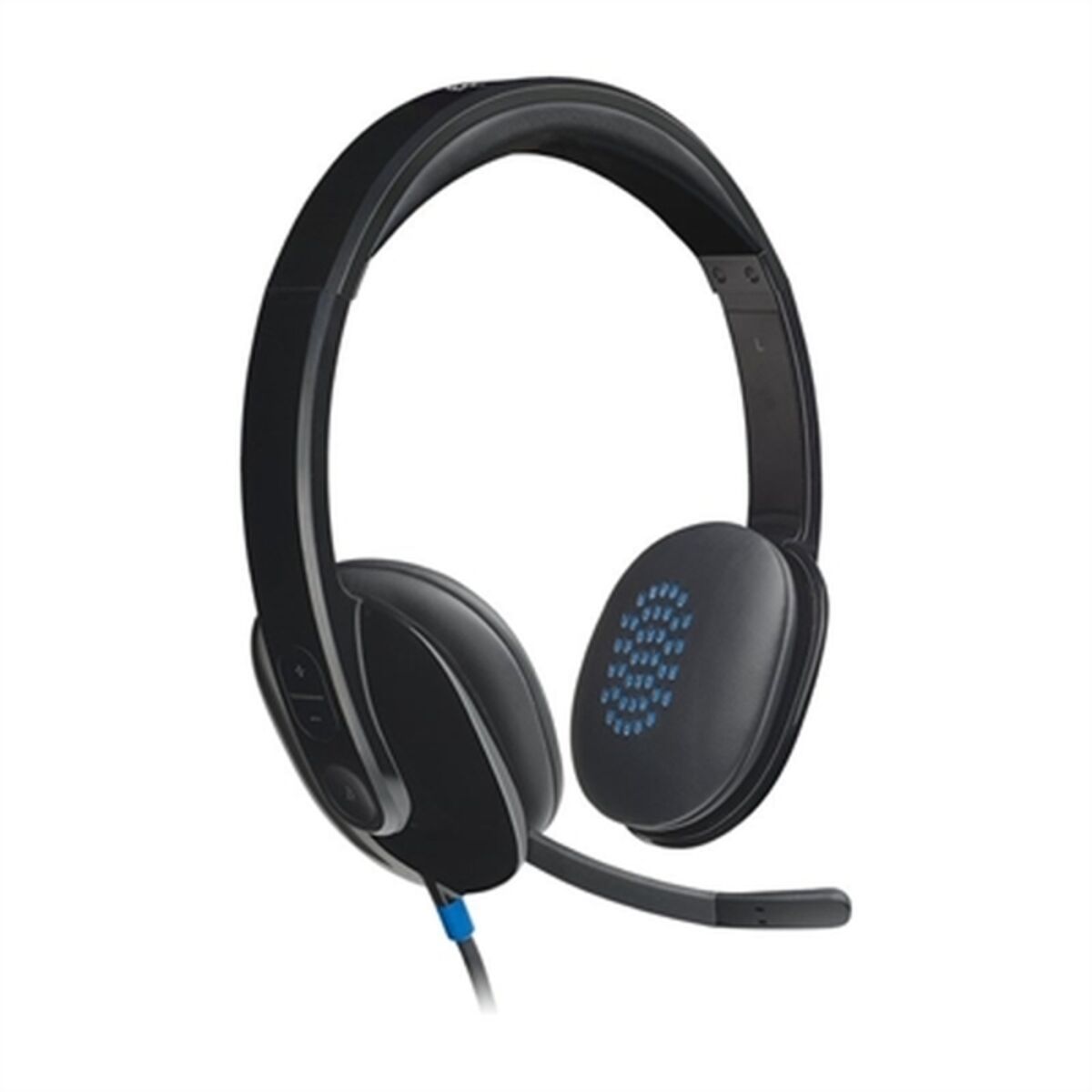 Auricolari con Microfono Logitech H540 Nero
