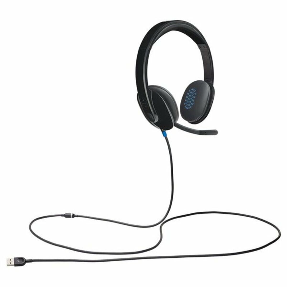 Auriculares com microfone Logitech H540 Preto