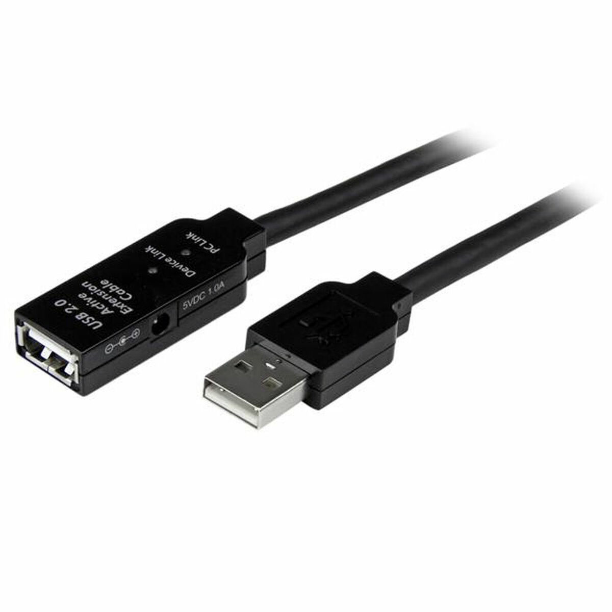 USB-kaabel Startech USB2AAEXT10M Must