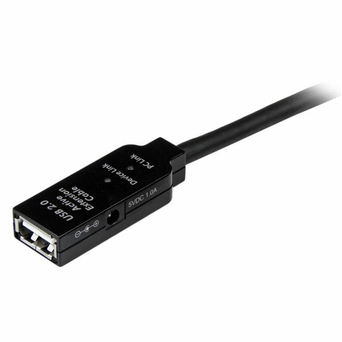 USB laidas Startech USB2AAEXT10M Juoda