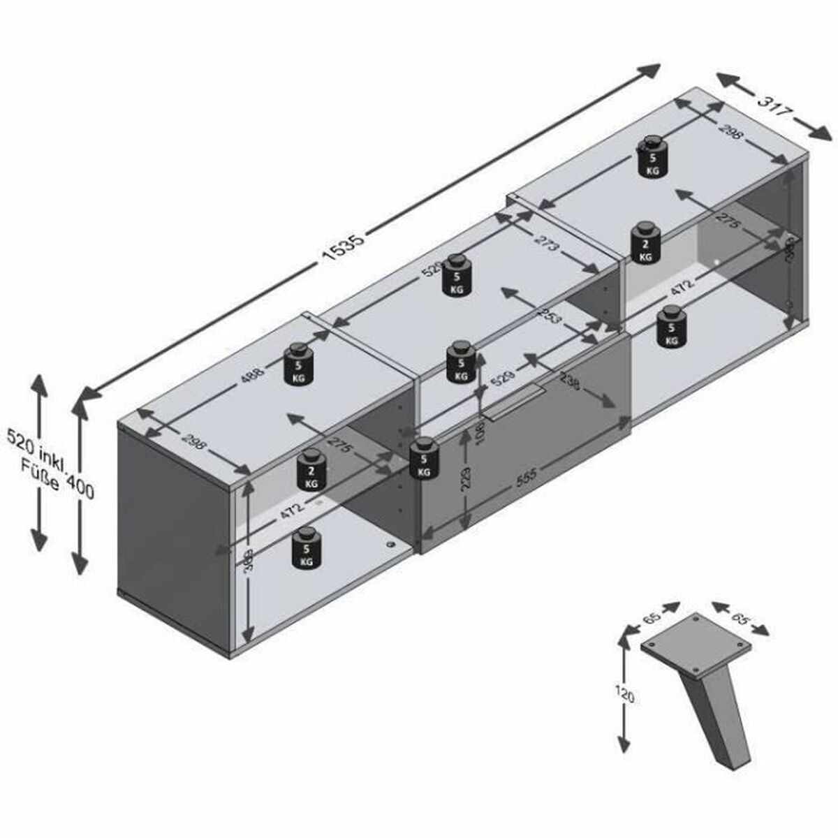 møbler Sort