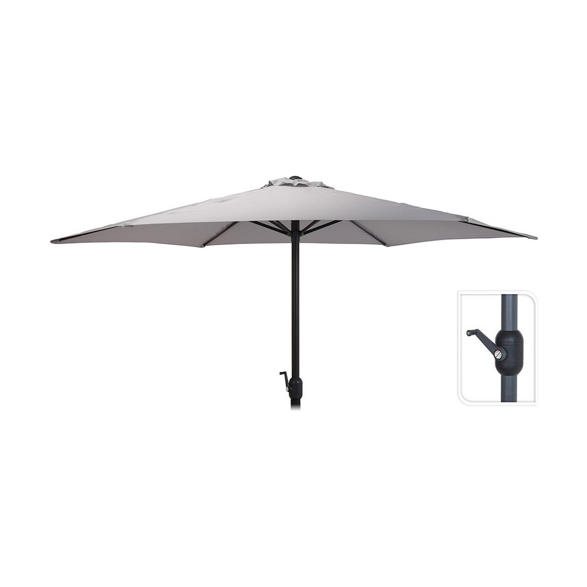 Parasol EDM Lysegrå