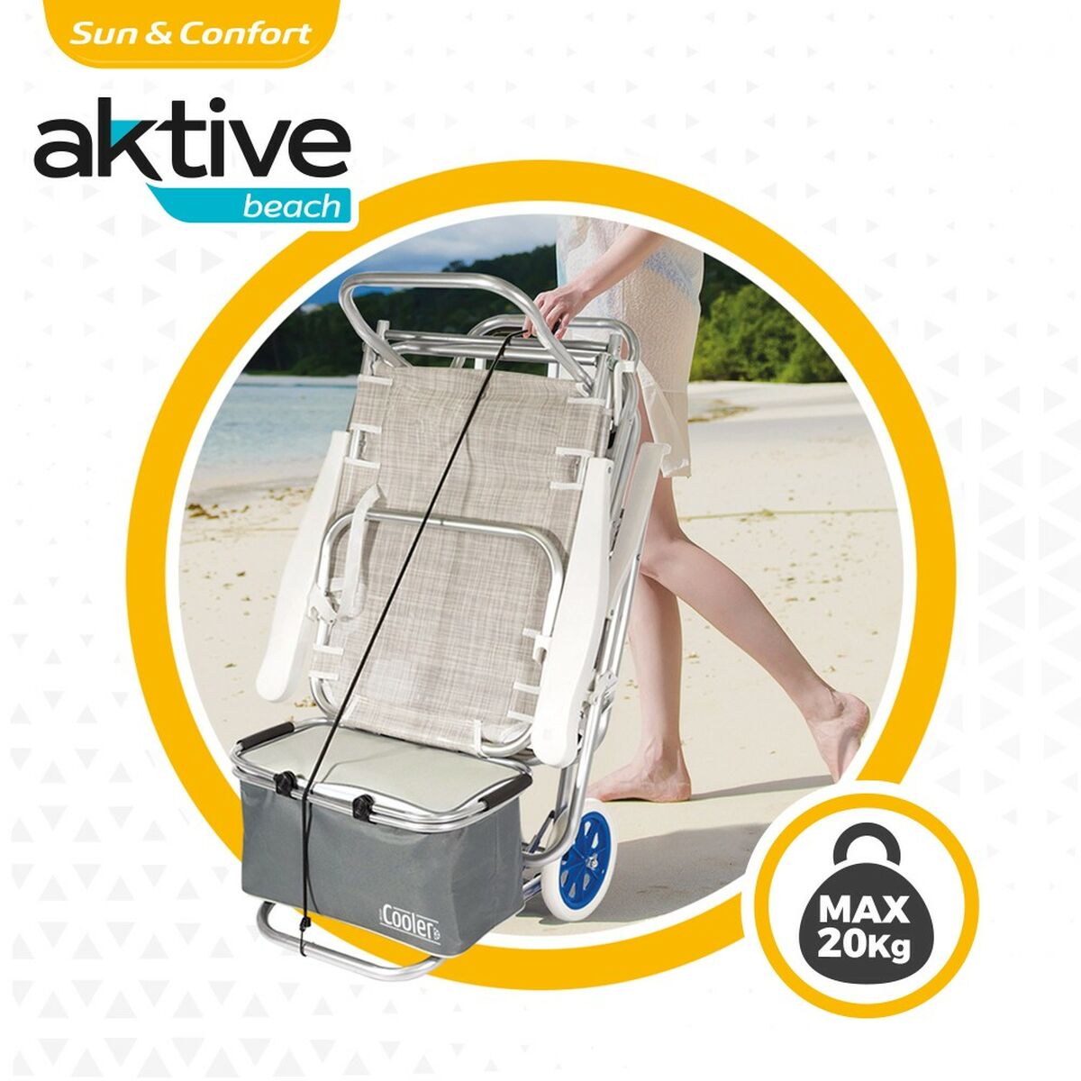 Carrello Multiuso Aktive Azzurro