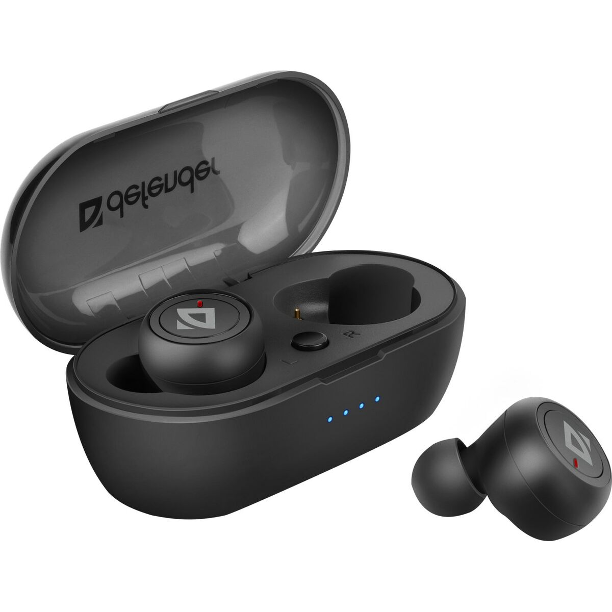 Bluetooth hovedtelefoner Defender Twins 638 Sort