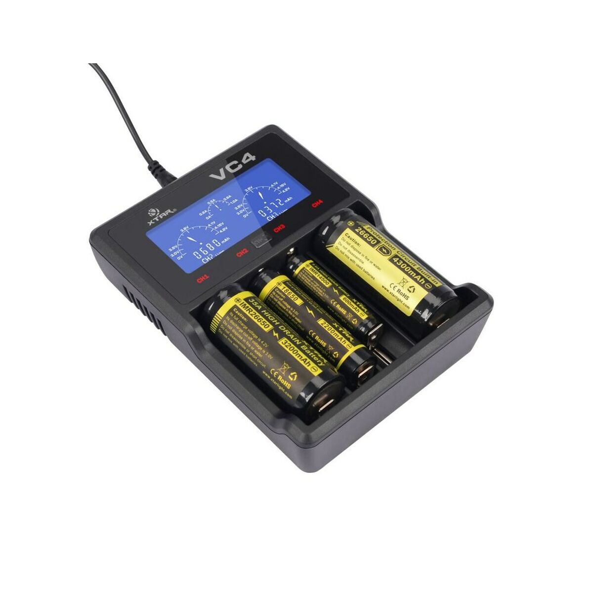 Batterilader Xtar VC4SL