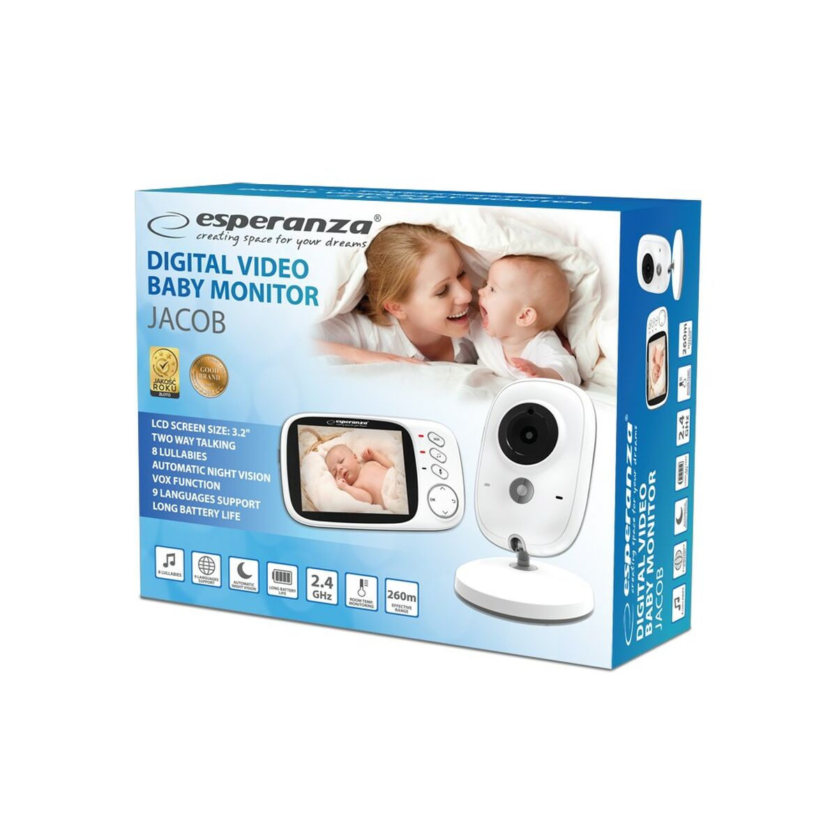 Monitor za bebe Esperanza EHM002