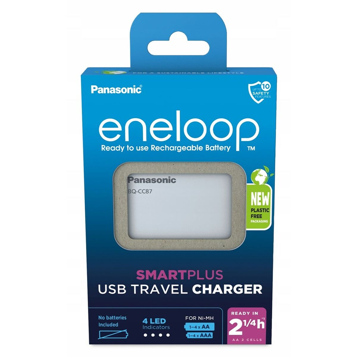 Batterilader Panasonic BQ-CC87USB