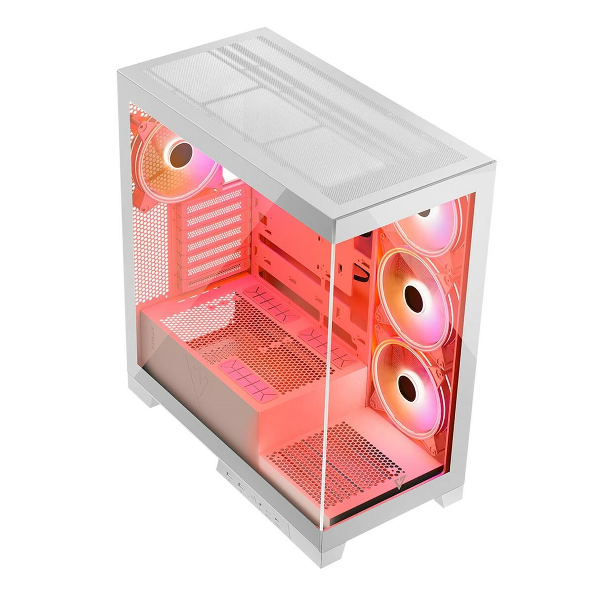 Case computer desktop ATX Modecom Volcano SPACE APEX ARGB Bianco