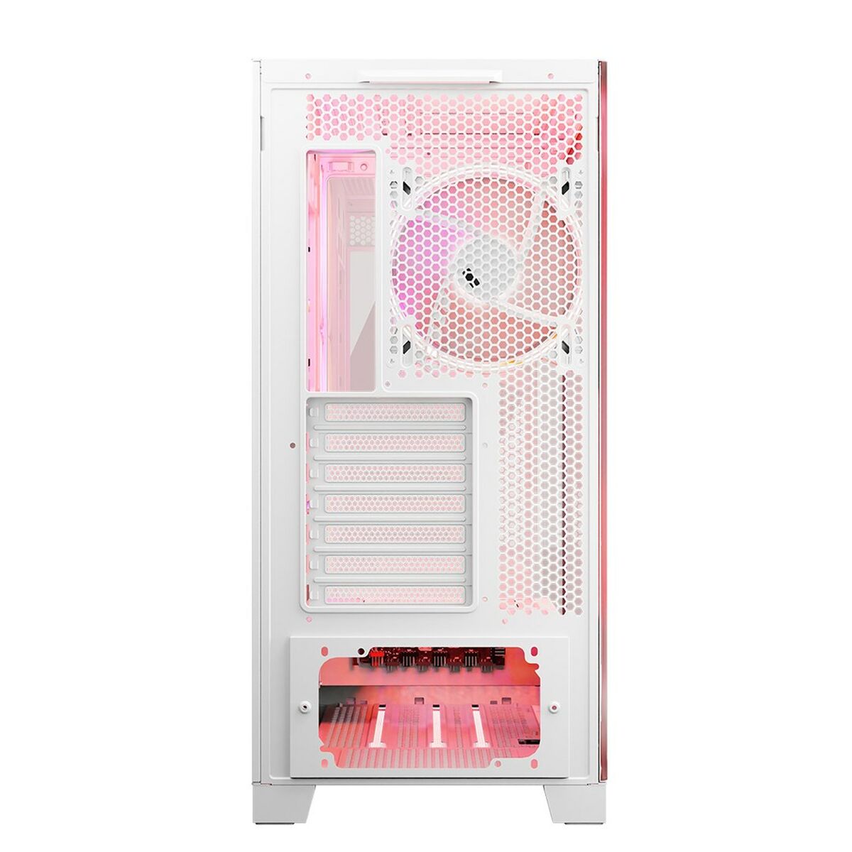 Case computer desktop ATX Modecom Volcano SPACE APEX ARGB Bianco