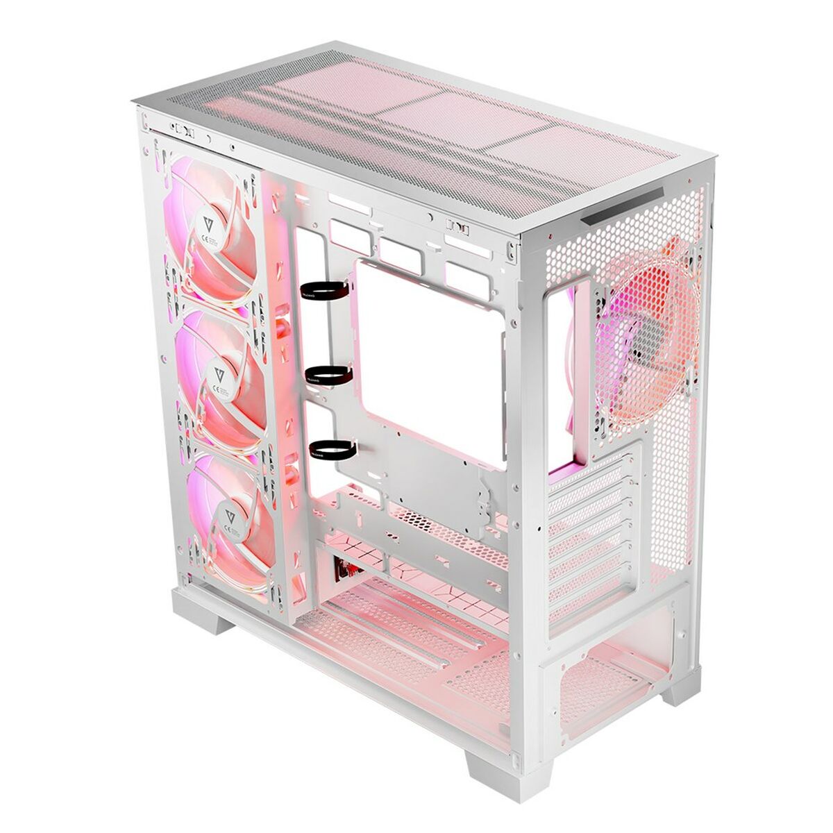 Case computer desktop ATX Modecom Volcano SPACE APEX ARGB Bianco