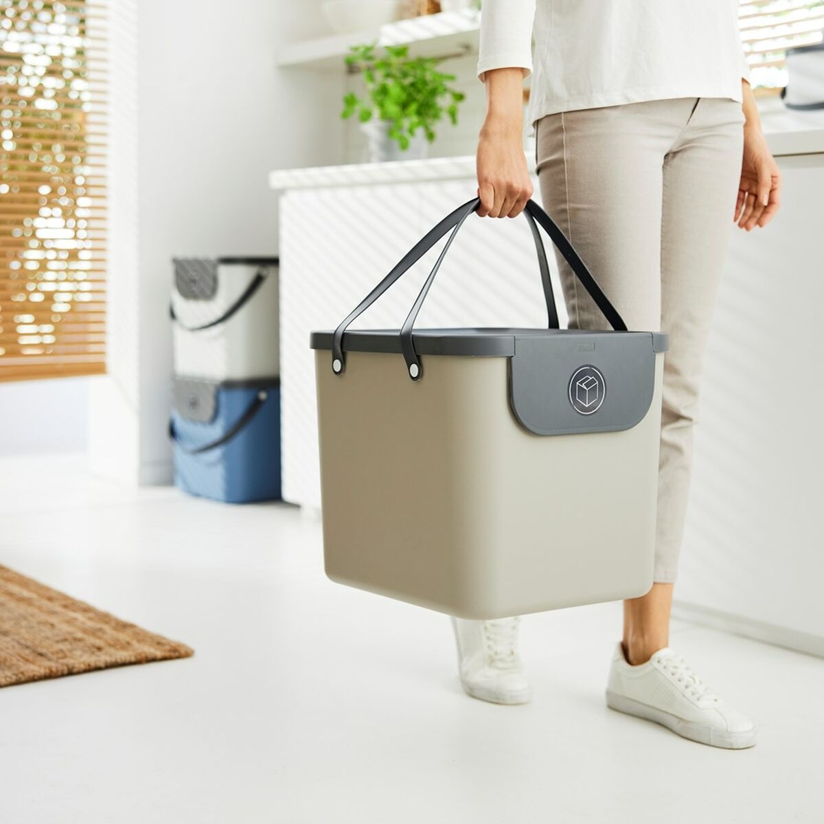 Recipiente Rotho Albula 40 L Retangular