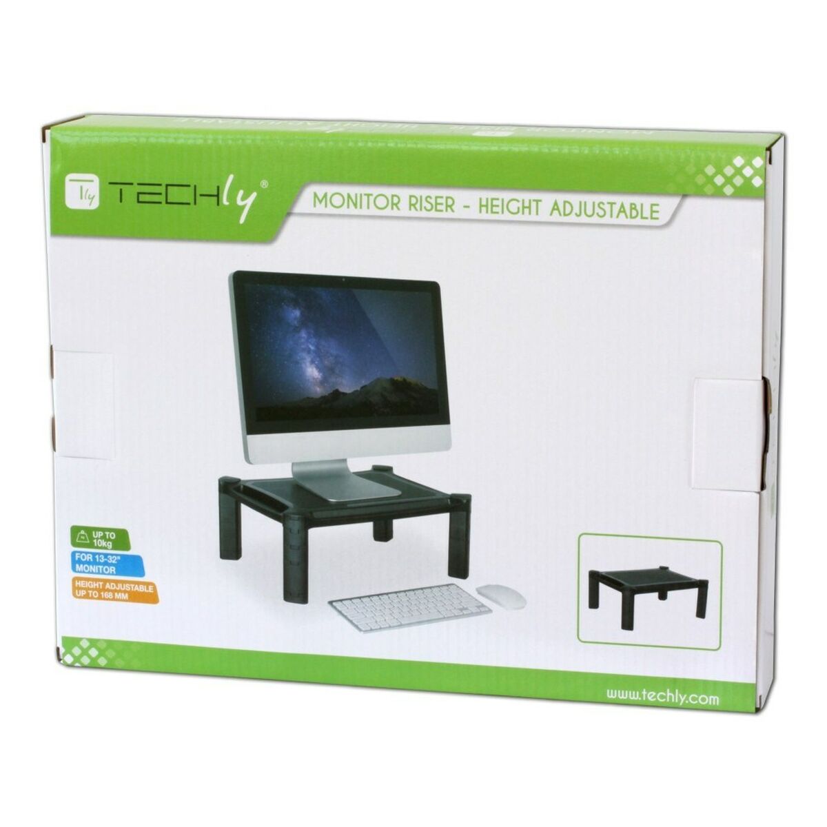 Support de table d'écran Techly 028474 32" 13"