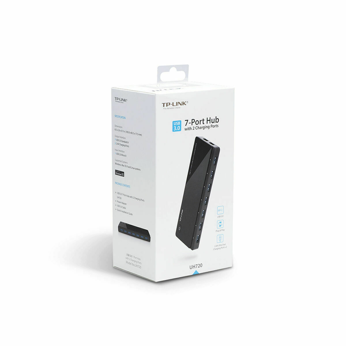 Hub USB TP-Link UH720 Nero