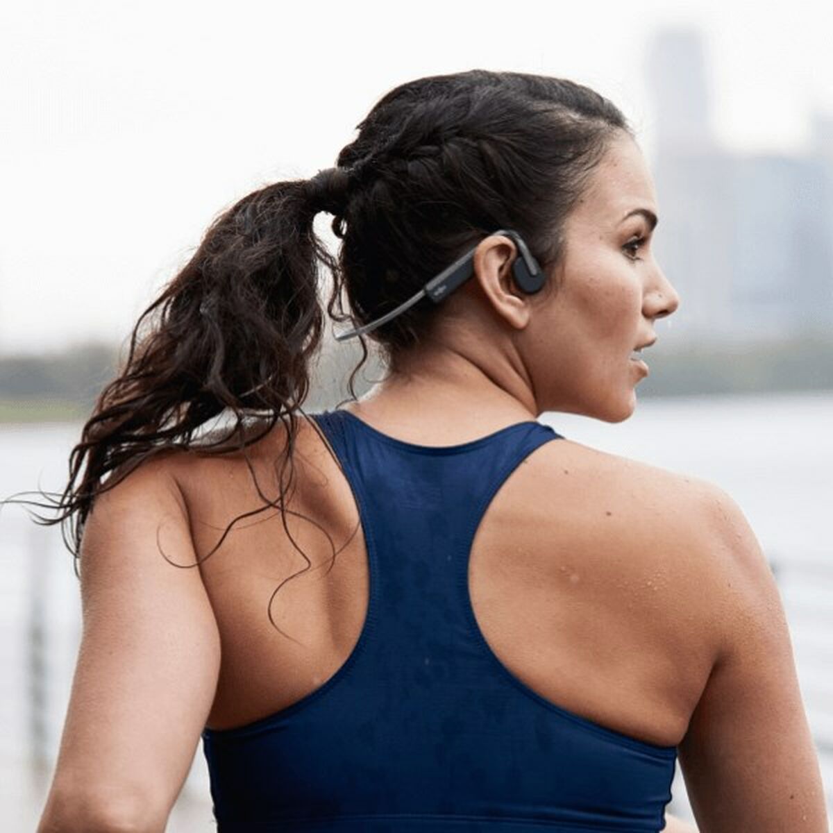 Căști Bluetooth Shokz OpenMove Gri