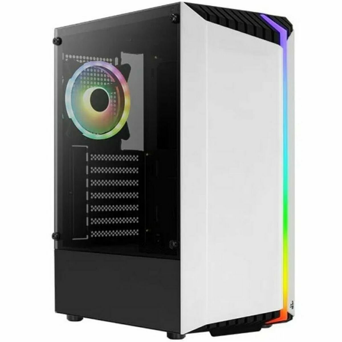Case computer desktop ATX Aerocool Bionic Bianco