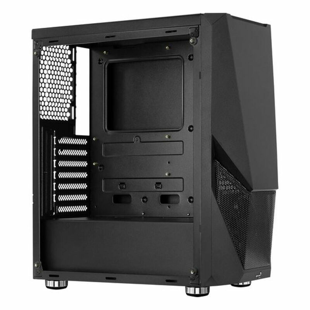 ATX Semi-tower Korpus Aerocool Zauron LED RGB Must