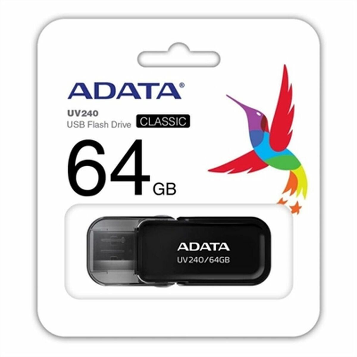 USB-stik Adata UV240 Sort 64 GB