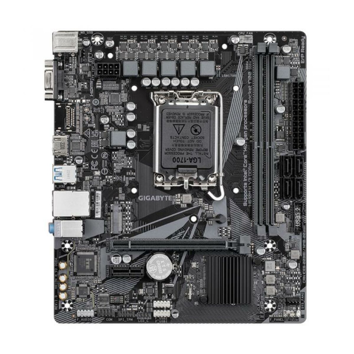 Pagrindinė plokštė Gigabyte H610M H V3 DDR4 LGA 1700 INTEL H610 EXPRESS