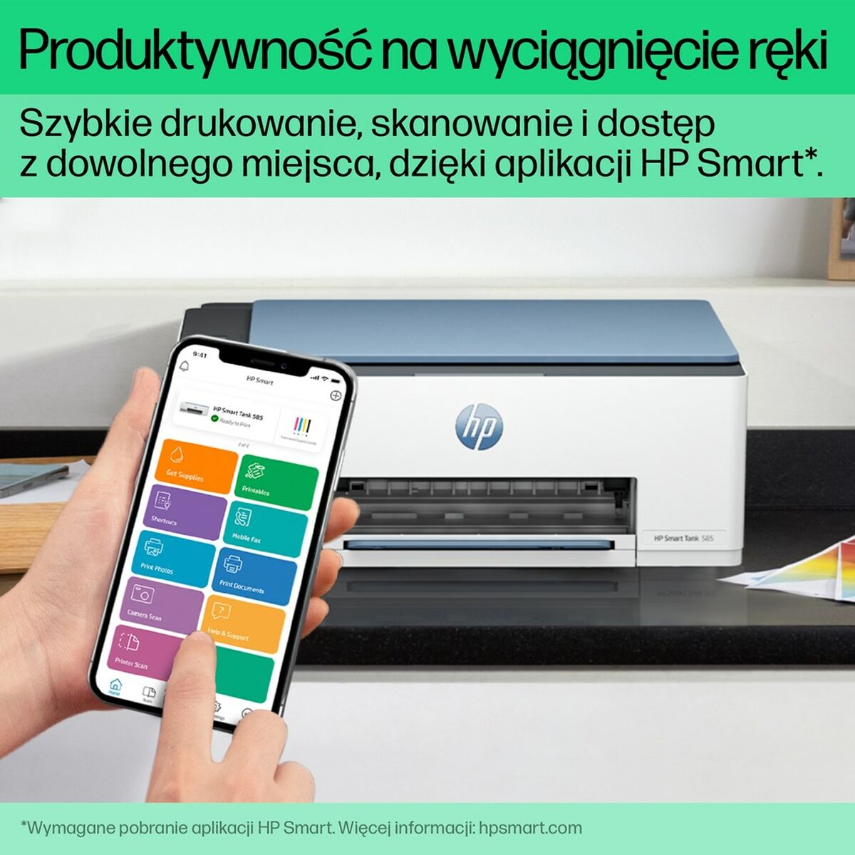 Multifunksjonsskriver HP Smart Tank 585