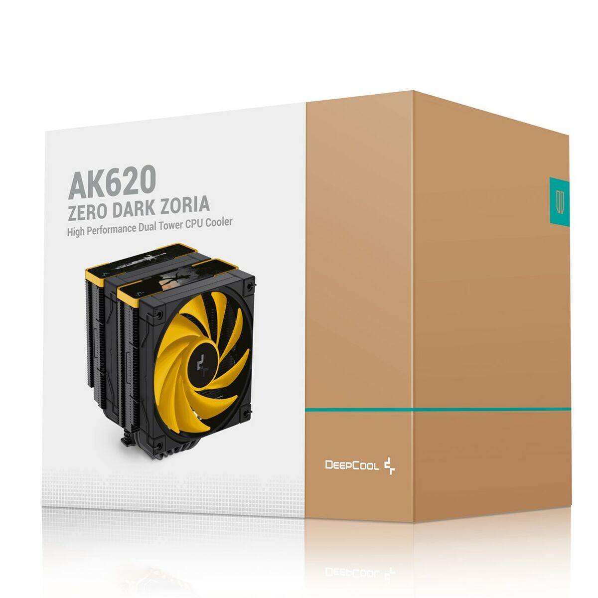 CPU-vifte DEEPCOOL AK620 Zero Dark Zoria