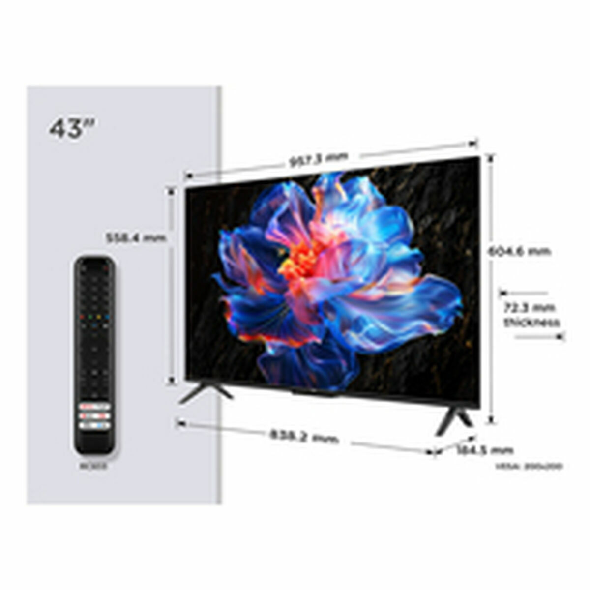 TCL 43P6K 43" 4K Ultra HD LED HDR D-LED (8)