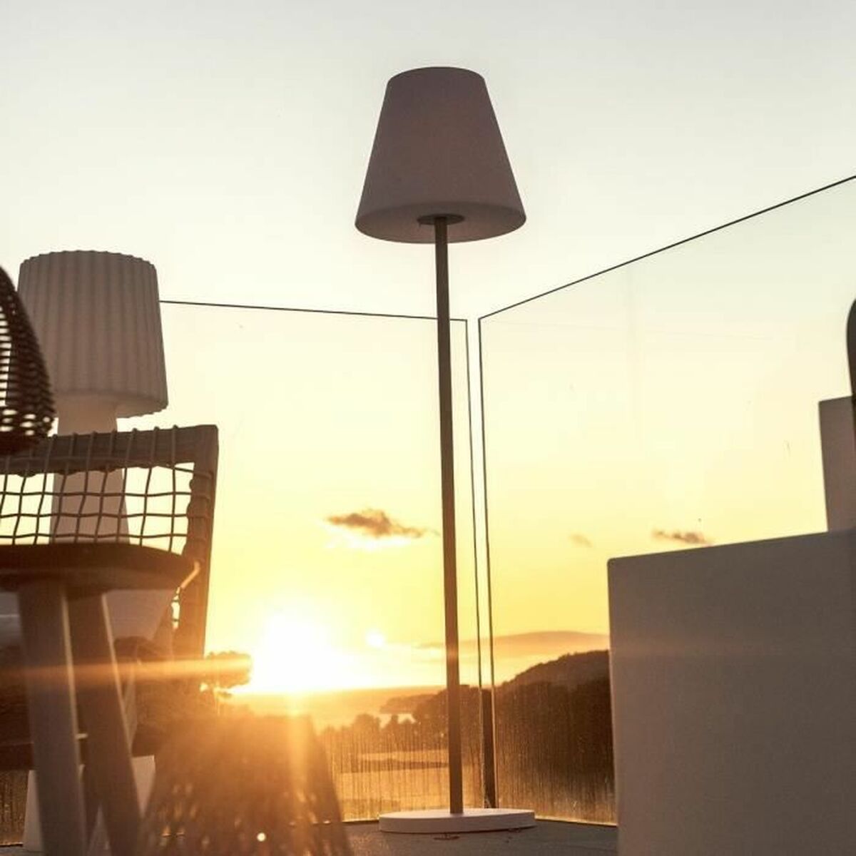 Solcellelampe Lumisky Hvid