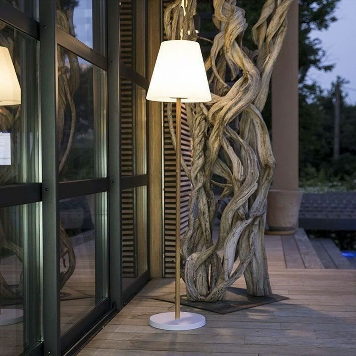Solcellelampe Lumisky Hvid