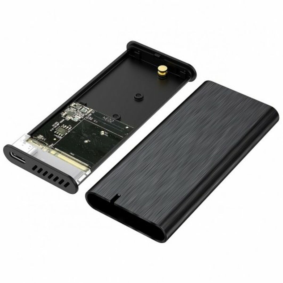Lomme til harddisk Aisens ASM2-008B Sort