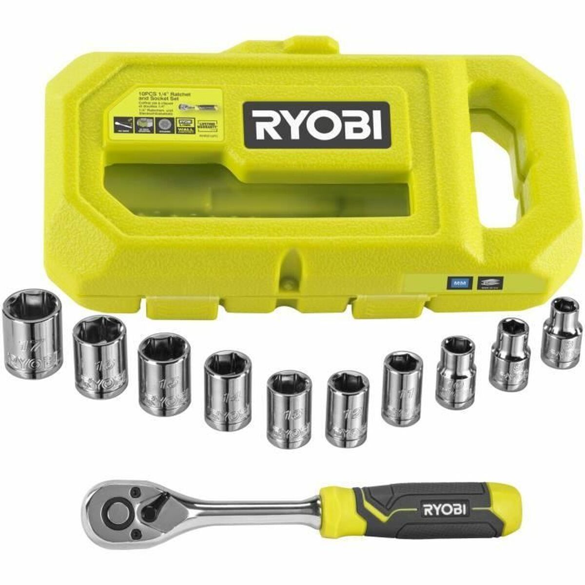 Socket set Ryobi RHRS10PC