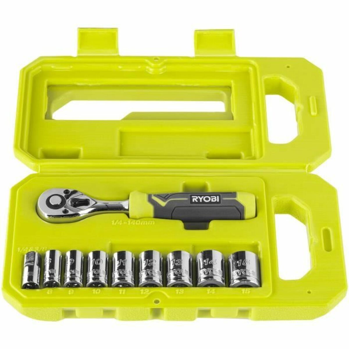 Dopsleutelset Ryobi RHRS10PC