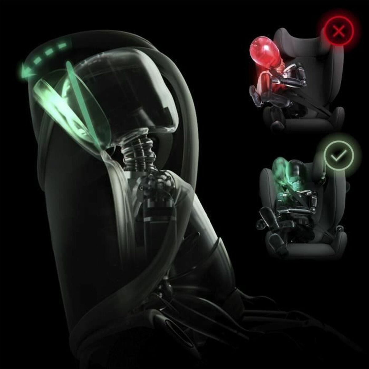 Židle do Auta Cybex Solution X i-Fix Rumba Červený rouge ECE R129/04 ISOFIX