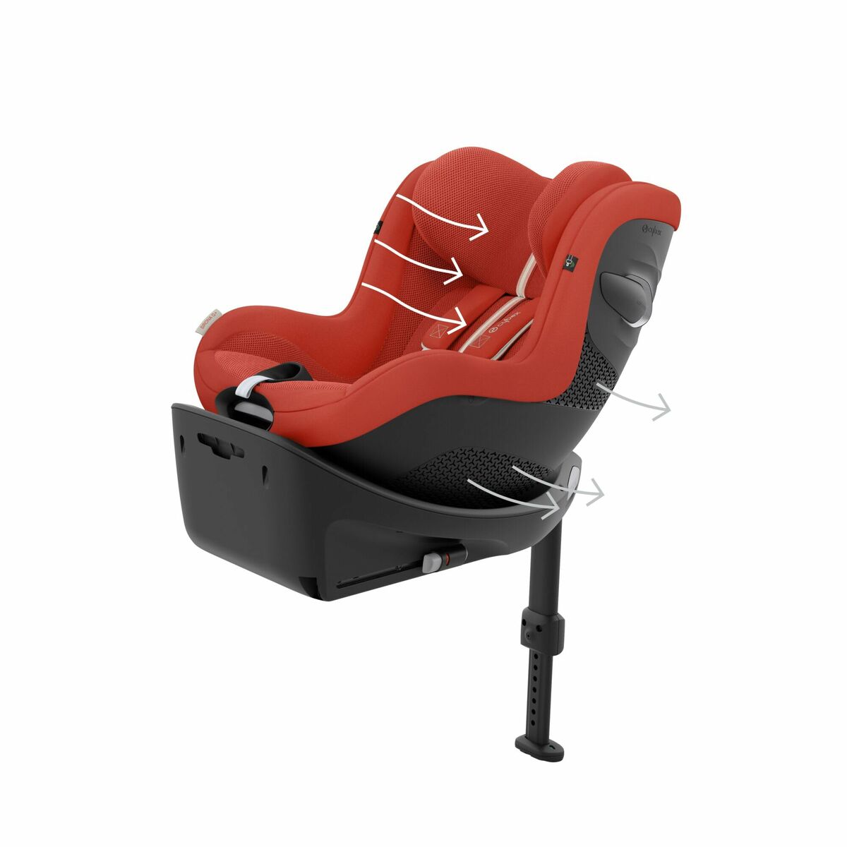 Autositz Cybex Sirona G I-SIZE PLUS Rot rouge ECE R129/04