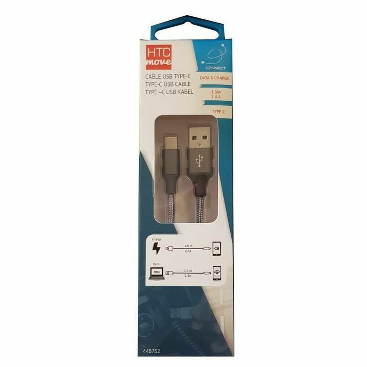 Cable de Datos/Carga con USB HTC EQUIPEMENT