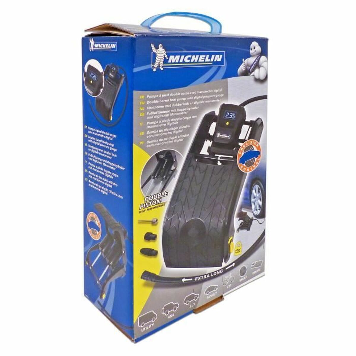 Opblaaspistool met manometer Michelin