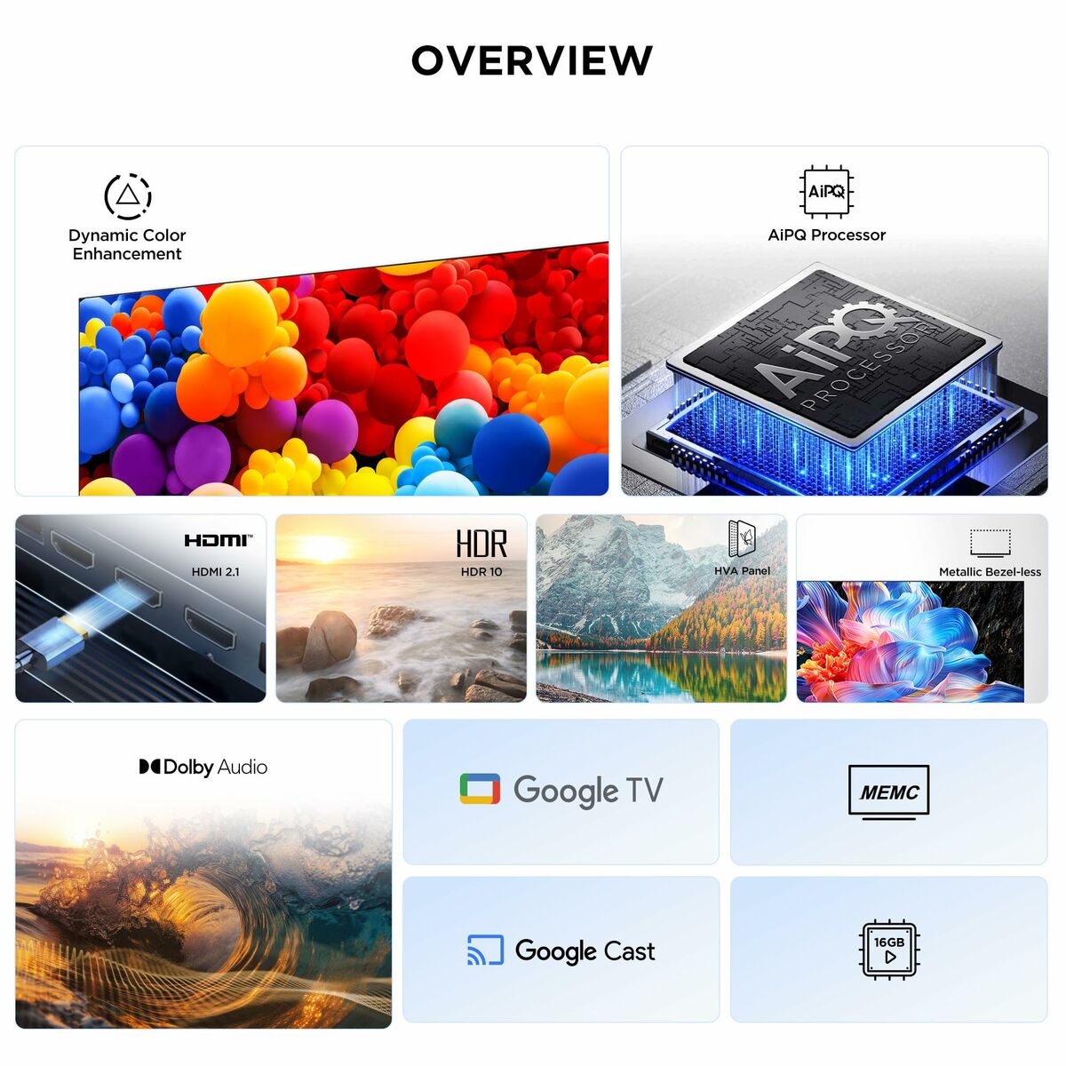 TCL 43P6K 4K Ultra HD 43" LED HDR D-LED (10)
